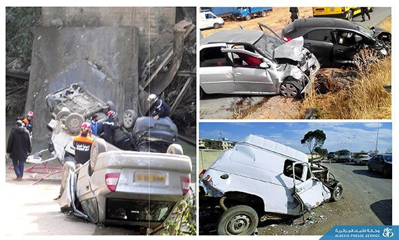 Accidents de la route: 35 morts et 2153 blessés en une semaine