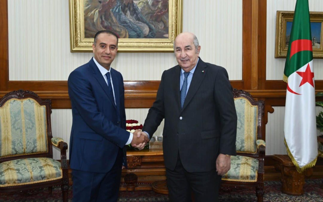 رئيس الجمهورية يستقبل الرئيس الجديد للاتحاد الجزائري لكرة القدم وليد صادي