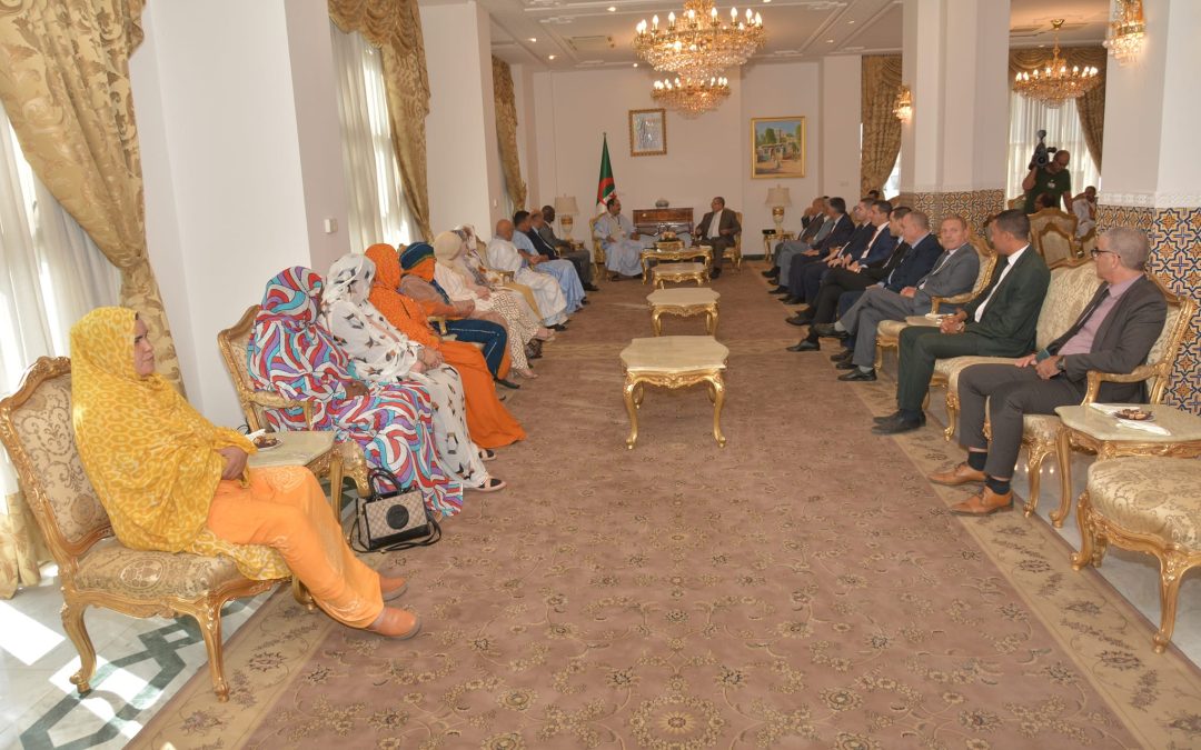 وفد من المجلس الوطني للجمهورية الصحراوية يستقبل بالمحكمة الدستورية