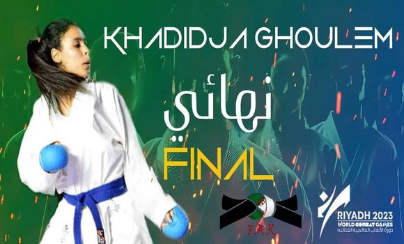 Sport /Jeux Mondiaux 2023 des Arts Martiaux (U21)-Karaté Do : l’Algérienne Khadidja Ghellam en argent