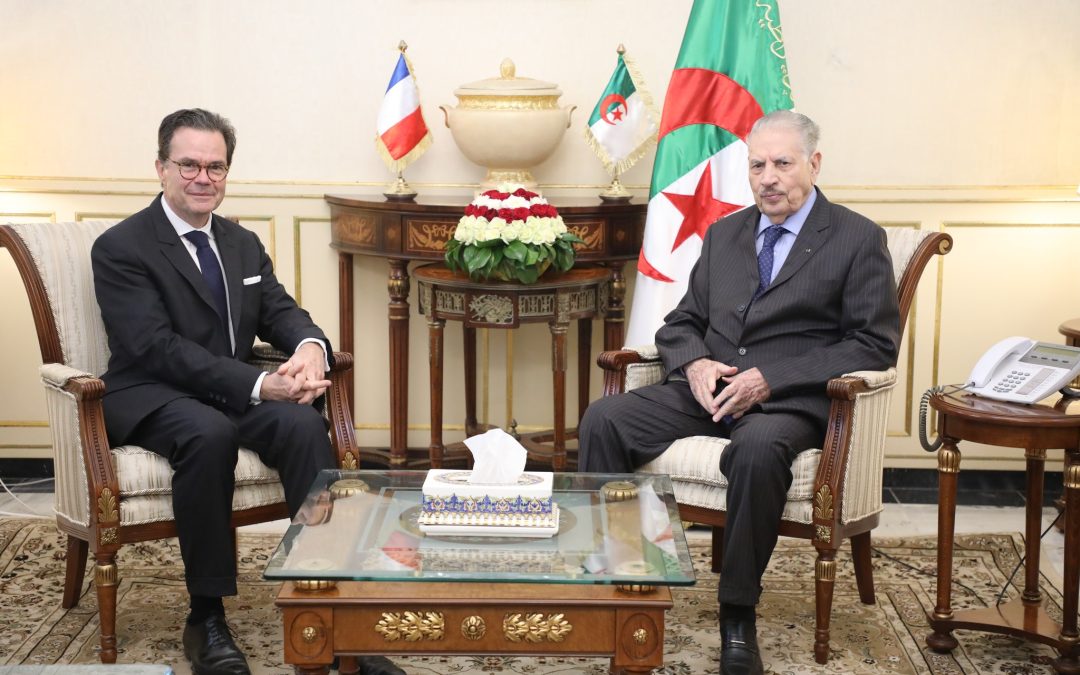 رئيس مجلس الأمة يستقبل سفير فرنسا بالجزائر