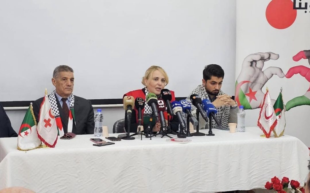 الهلال الأحمر الجزائري: تقديم مساعدات للطلبة الفلسطينيين المقيمين بالجزائر