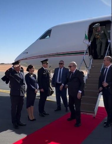 Le président de la République arrive à Tindouf pour une visite de travail et d’inspection