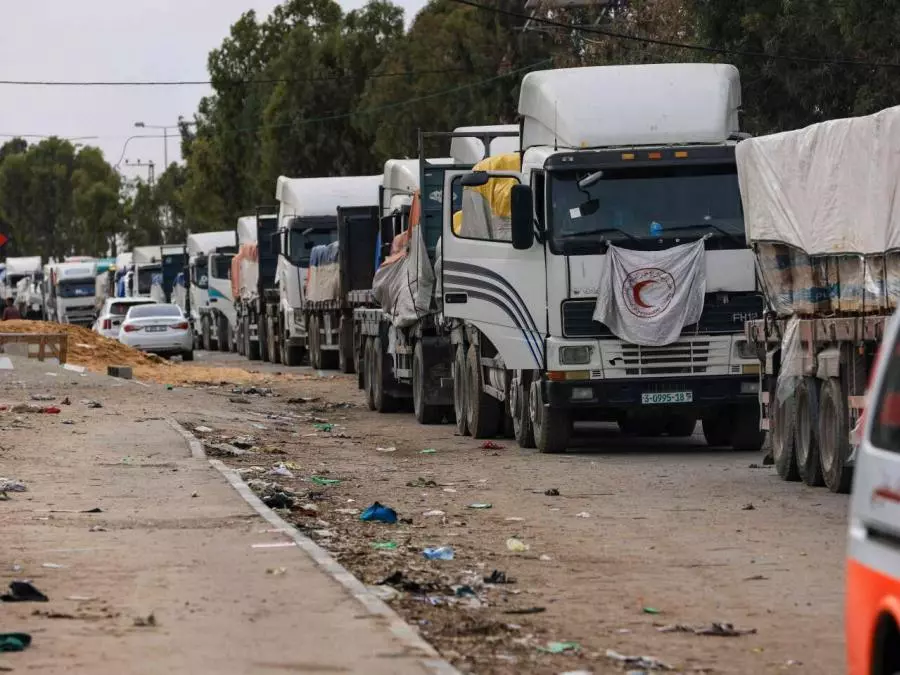 Trêve à Ghaza: un total de 248 camions d’aide humanitaire sont arrivés dans l’enclave
