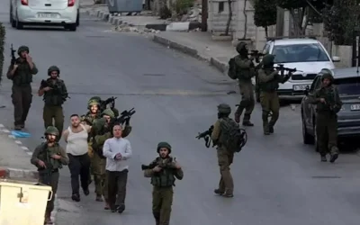 قوات الاحتلال الصهيوني تعتقل 60 فلسطينيا بالضفة الغربية