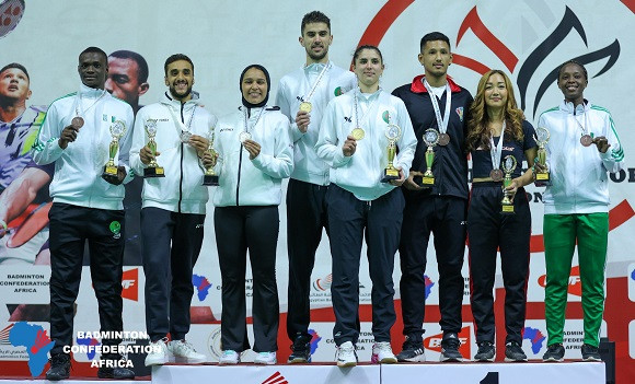 Badminton/Championnat d’Afrique: deux médailles d’or pour l’Algérie