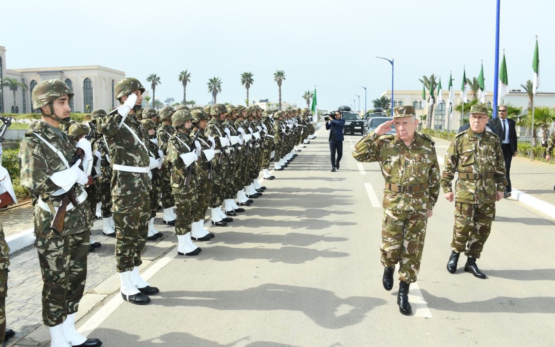 السيد الفريق أول السعيد شنڨريحة،رئيس أركان الجيش الوطني الشعبي،في زيارة عمل وتفقد إلى مقر قيادة القوات البحرية