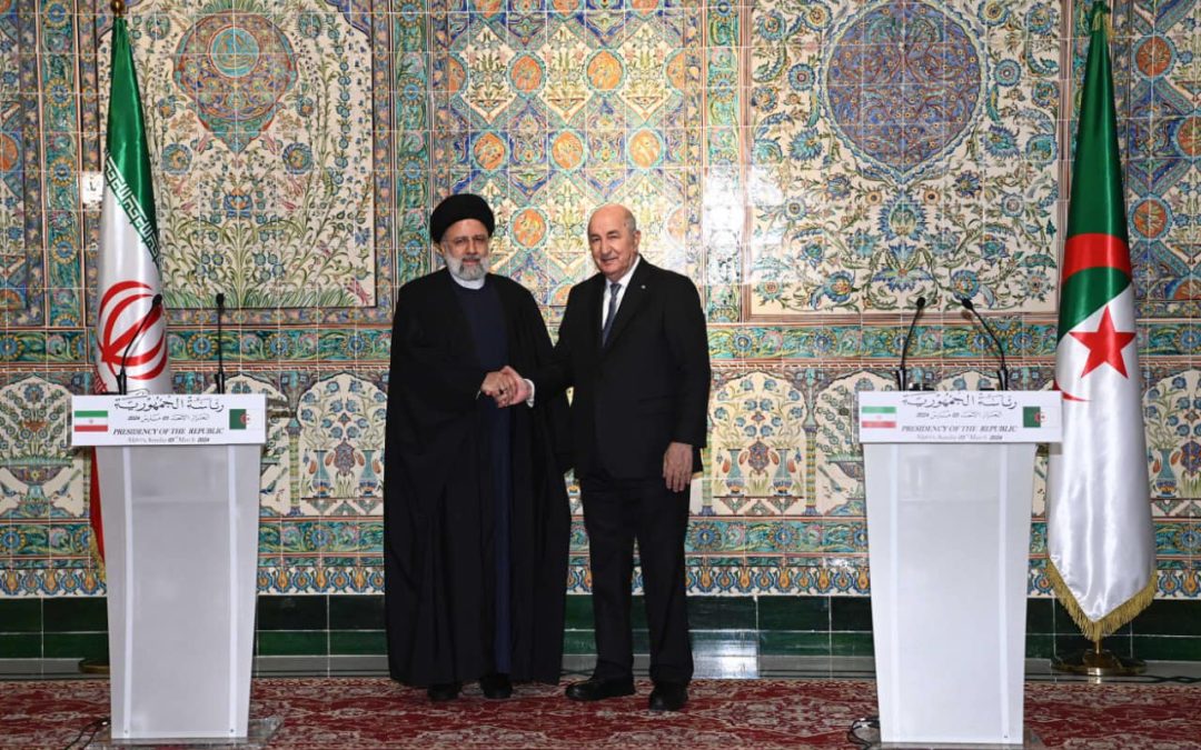 الرئيس الإيراني يعرب عن تقديره لجهود الجزائر في نصرة الشعب الفلسطيني