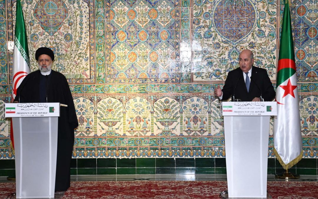 الجزائر/إيران: رئيس الجمهورية يؤكد عزمه على الارتقاء بالتعاون الثنائي إلى مستوى الإرادة السياسية للبلدين