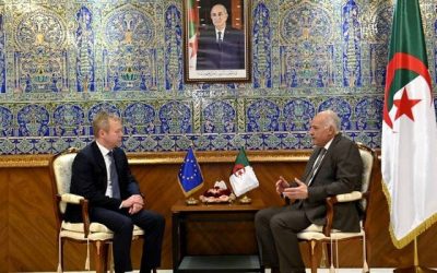 Attaf reçoit le représentant spécial de l’UE chargé du processus de paix au Moyen-Orient