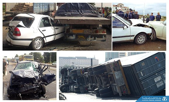 Accidents de la route: 36 morts et 1654 blessés en une semaine