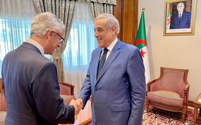 العرباوي يستقبل سفير جمهورية البرتغال لدى الجزائر