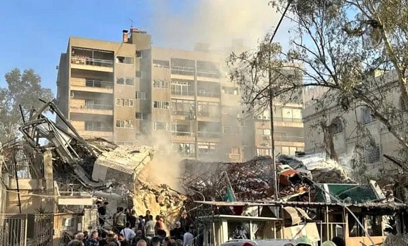 Vives réactions après l’attaque sioniste contre un consulat iranien à Damas