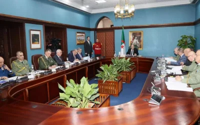 Le président de la République préside une réunion du Haut conseil de sécurité