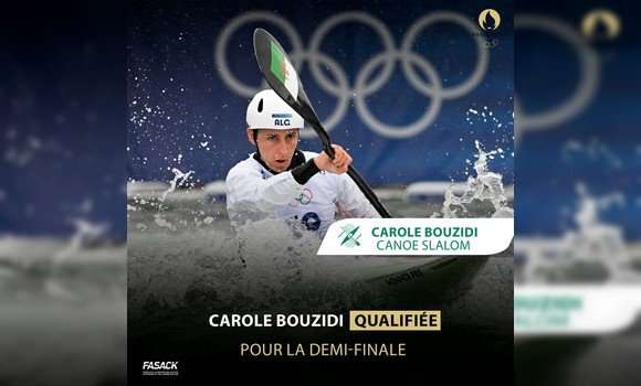 kayak monoplace (dames): Bouzidi qualifiée pour les demi-finales