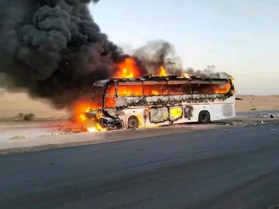 Touggourt : Sept morts dans une collision entre un bus et un véhicule à El-Hadjira