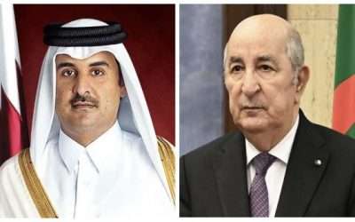 Le président de la République reçoit les vœux de l’Emir de l’Etat du Qatar à l’occasion du 70e anniversaire du déclenchement de la Révolution de libération